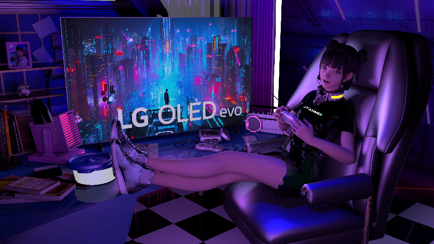 LG C2游戏电视跨圈层刷屏 开创“突破二次元 开机即现场”沉浸式体验