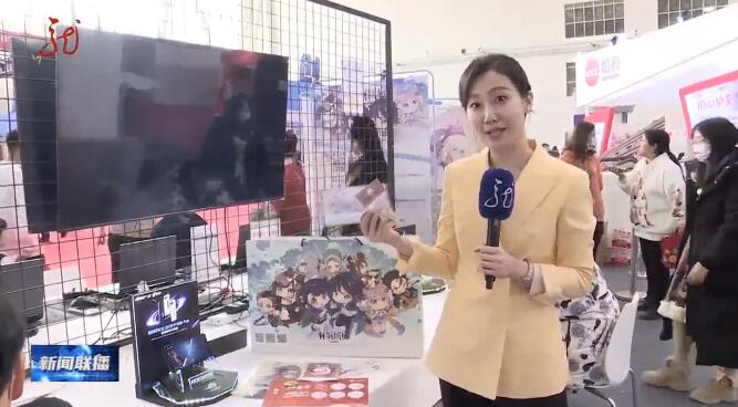 网元圣唐参加哈尔滨国际动漫游戏博览会 ，被黑龙江电视台报道