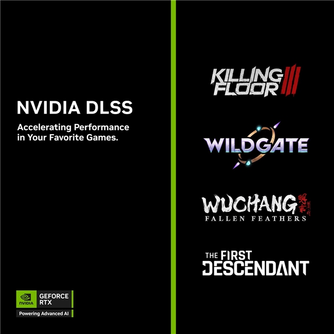 新游戏支持DLSS 4多帧生成，全新Game Ready驱动推出