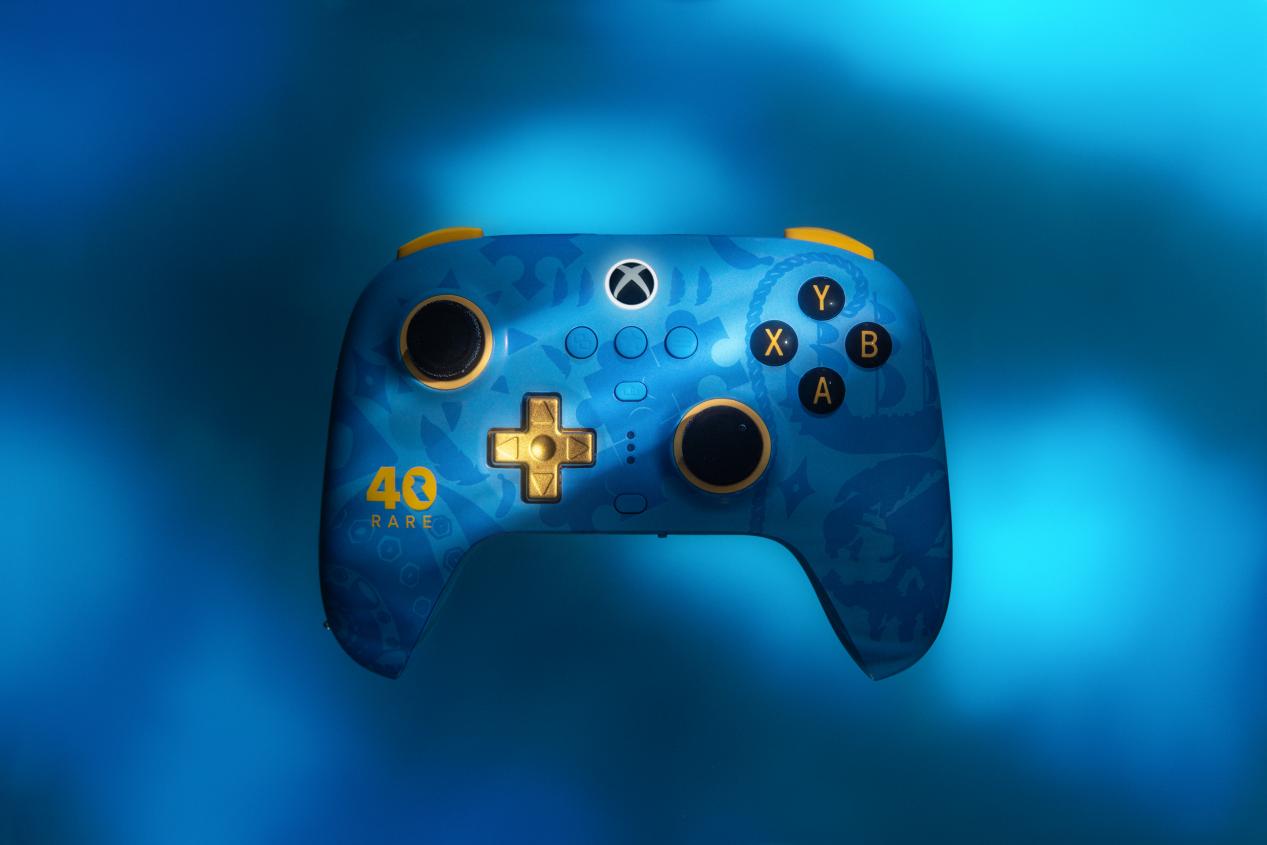 Xbox无线授权，八位堂×Rare 40周年纪念版手柄上市