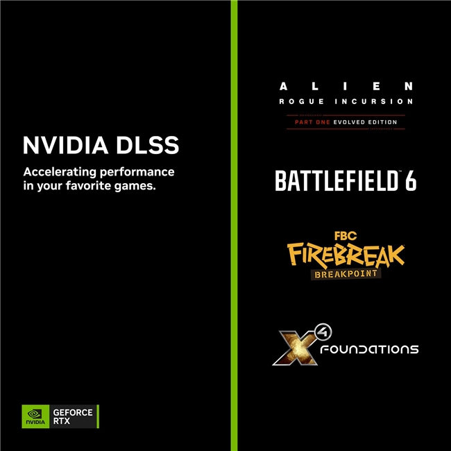 Alien: Rogue Incursion等游戏首发支持DLSS 4
