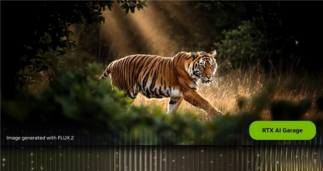 FLUX.2 图像生成模型发布，针对 NVIDIA RTX GPU 优化