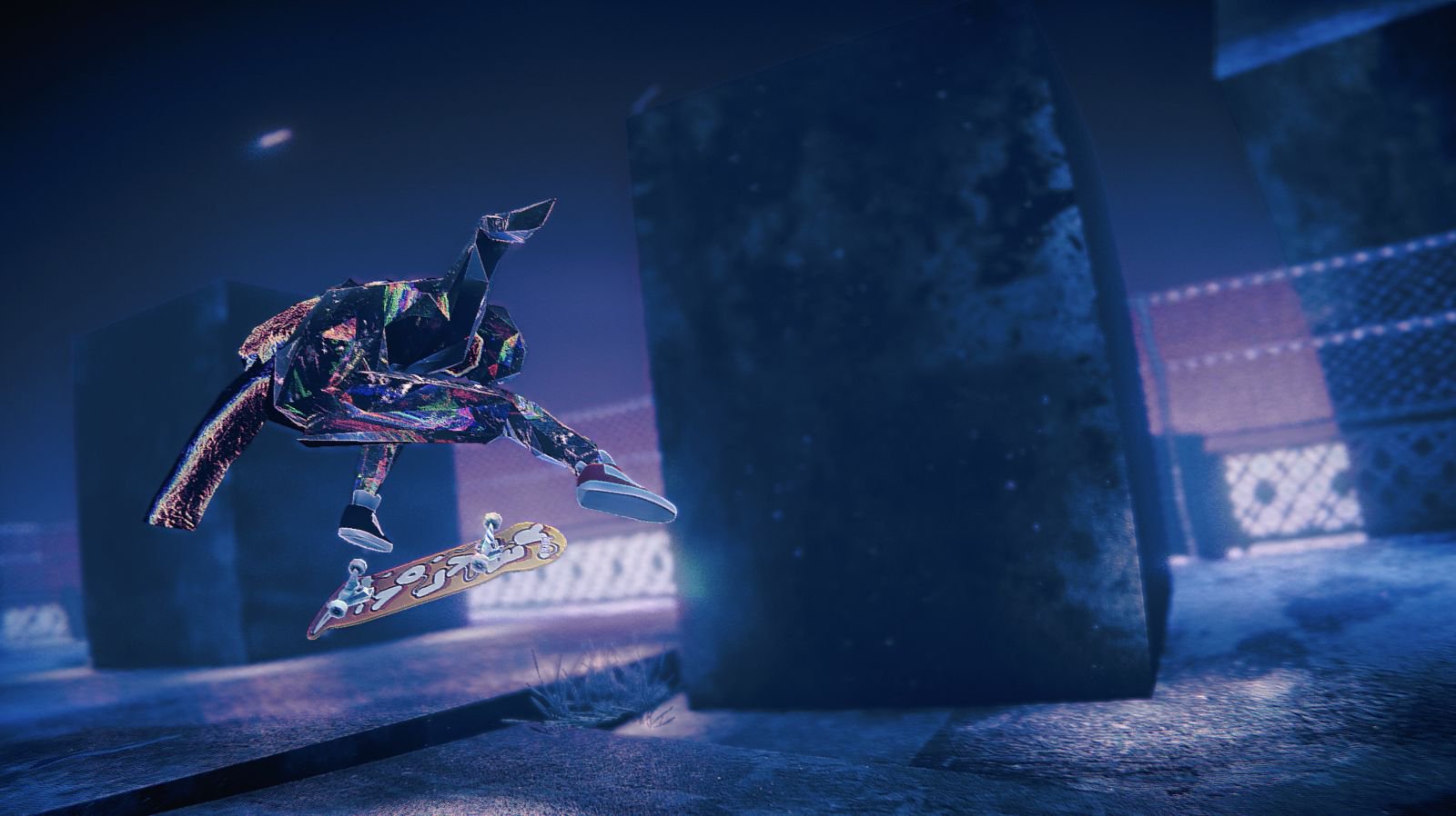 《滑板故事》今日正式发售，抓起你的滑板，踏上吞食月亮的地狱滑行！