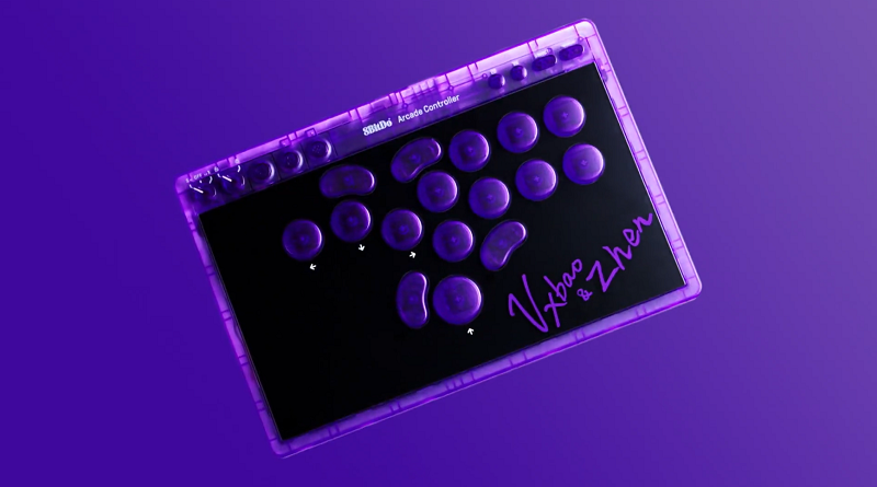 冠军之选,八位堂天刃星街机控制器紫透双签版重磅上市 冠军之选,八位堂天刃星街机控制器紫透双签版重磅上市