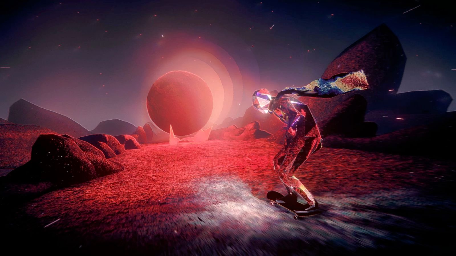 《滑板故事》今日正式发售，抓起你的滑板，踏上吞食月亮的地狱滑行！