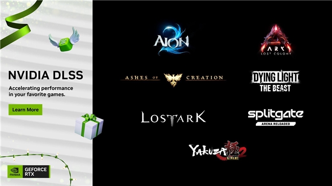 4款新游戏支持DLSS 4，全新RTX预告片发布