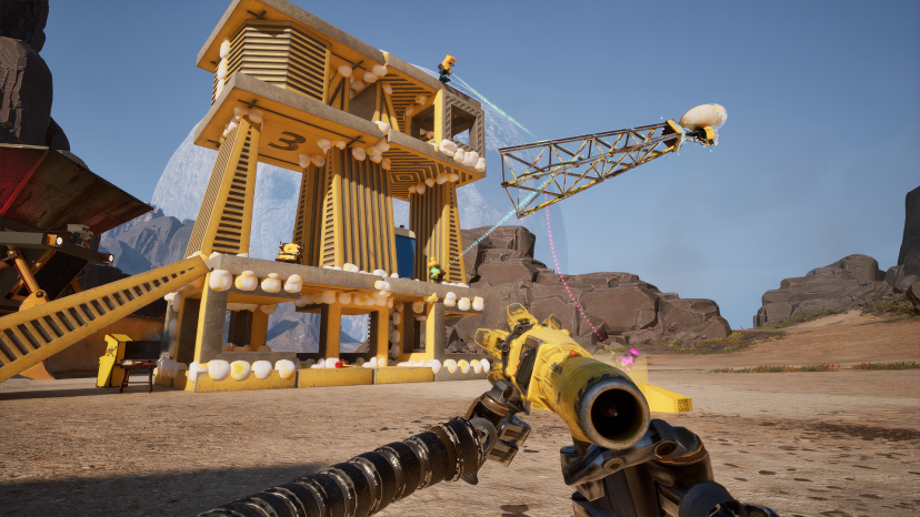 4人欢脱建造游戏《救援被拒》首曝，土木版人类一败涂地？