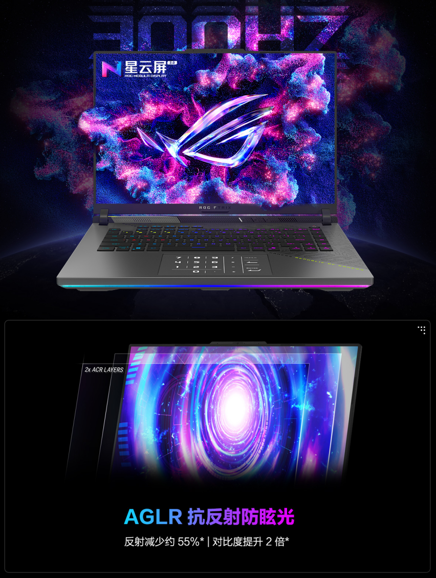 320W巅峰释放+4K 240Hz MiniLED  ROG枪神10 Plus超竞版游戏本正式发布