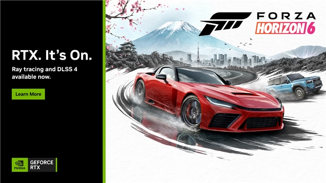 《极限竞速：地平线 6》(Forza Horizon 6) 5 月 19 日发布，支持光线追踪和 DLSS 多帧生成