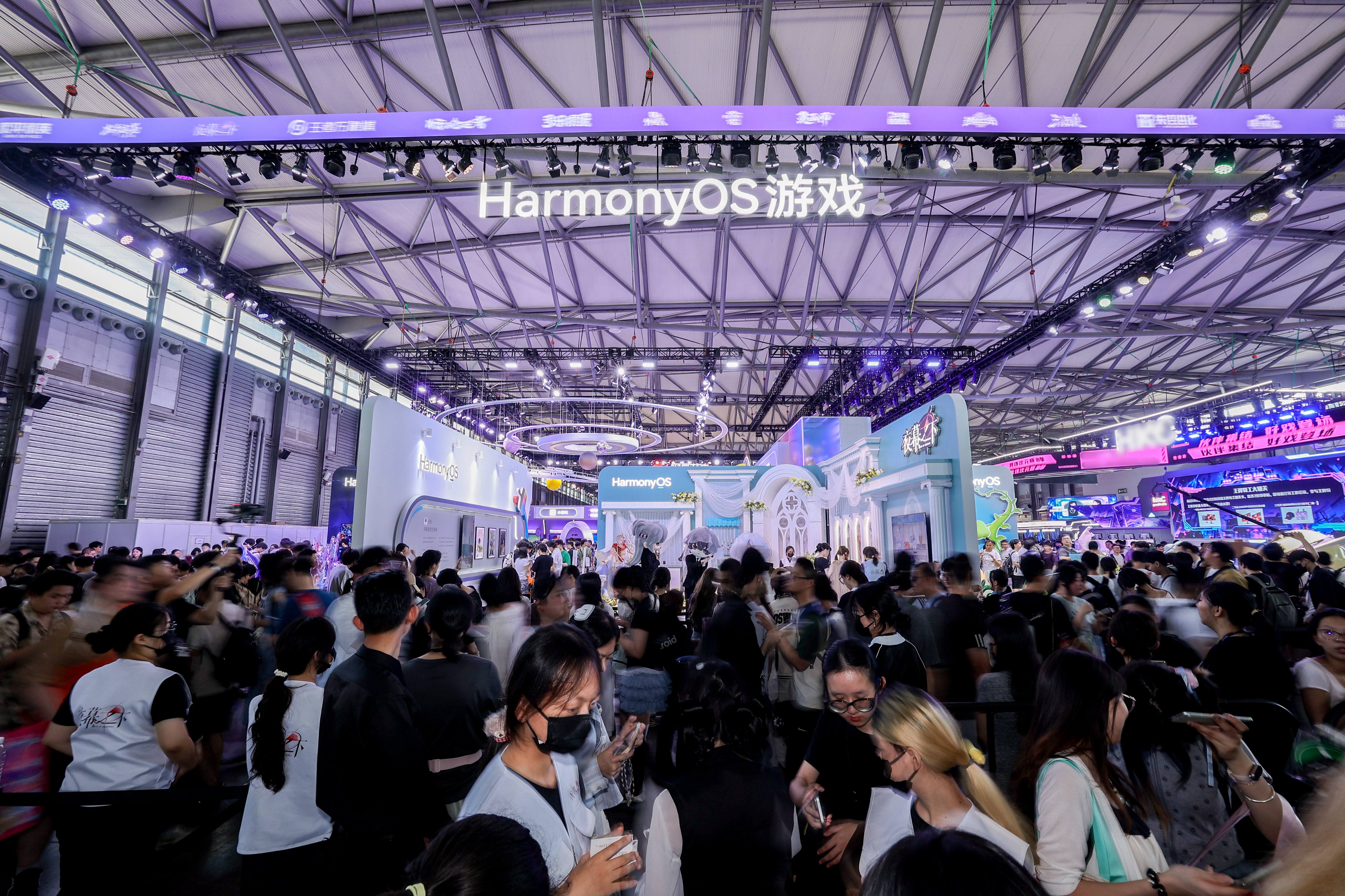 HarmonyOS游戏携顶流IP亮相2026ChinaJoy,展区热度持续高涨 HarmonyOS游戏携顶流IP亮相2026ChinaJoy,展区热度持续高涨