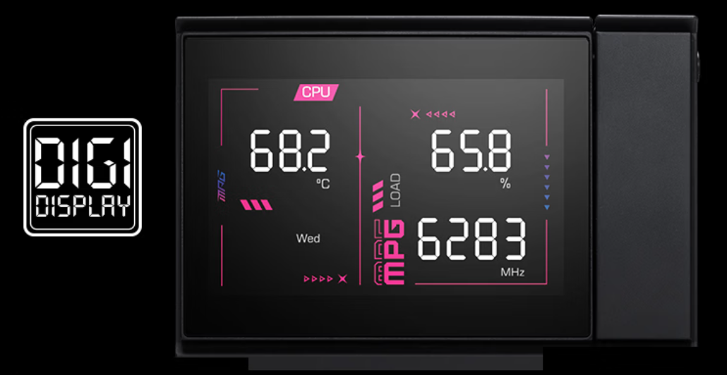 微星MPG COREFROZR AP15双塔风冷开售，带数显的“六边形”风冷